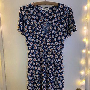 Navy-Daisy Dress
